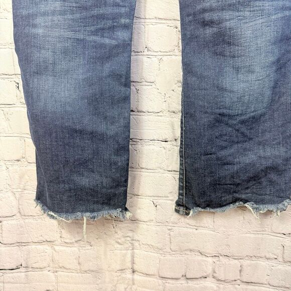 Lucky Brand High Rise Cropped Mini Bootcut Bridgette Size 10 - Picture 6 of 9